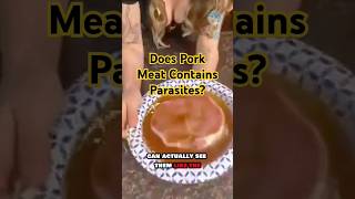 Pouring Pepsi on Pork Meat To Reveal Parasites Is This Video True Or False [upl. by Yrannav]