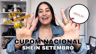 NOVO CUPOM NACIONAL DA SHEIN SEM VALOR MÍNIMO [upl. by Sirod512]