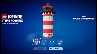 Fortnite Item shop  Lockies lighthouse Bundle Fortnite Lego [upl. by Willie]