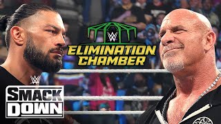 Roman Reigns and Goldberg Meet in the Ring  WWE SmackDown Highlights 21822  WWE on USA [upl. by Millar]