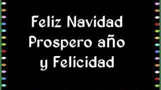 FELIZ NAVIDAD  Lyrics [upl. by Amelus]