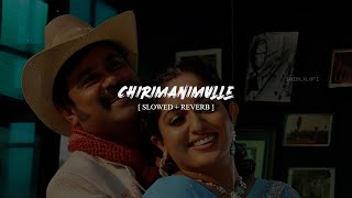 Chirimanimulle  Lion Movie Song  Dileep  Slowed Reverb  ShiblxLofi [upl. by Hindorff]