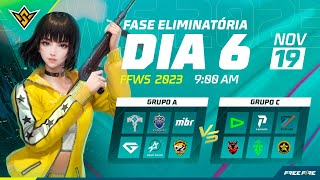 MUNDIAL DE FREE FIRE  FFWS  SEMANA 2  AO VIVO  DIA 1911 [upl. by Vullo437]