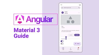 Angular Material 3 Guide  This Is Future of Design System [upl. by Eilujna903]