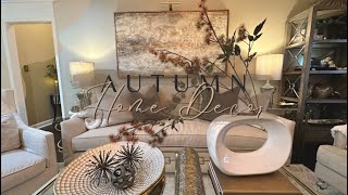 Early Fall Home Decor Living Room and Entryway [upl. by Hgielrebma934]