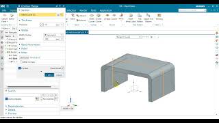 How to use Contour Flange in NX siemens sheetmetals mechanicaldesign nxcad [upl. by Ahcorb711]