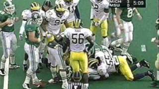 1997 Michigan 23 Michigan State 7 PART 1 [upl. by Kcorb]