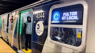 Euclid Ave bound R211T C train departs Broadway Junction [upl. by Yves285]