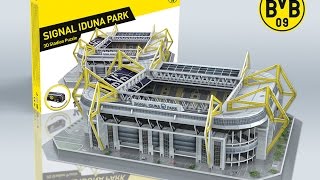 quotSignal Iduna Parkquot del BV Borussia Dortmund  Nanostad  Puzzle 3D [upl. by Ylrevaw847]