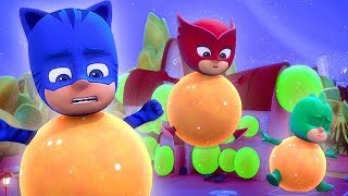 PJ Masks Eggs  Splat Ball Surprise  PJ Masks Official [upl. by Mundford]