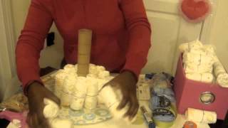 DIY Diaper Cake Tutorial [upl. by Coster]