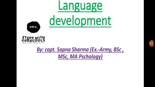 Language development Cooing Babbling holophrasic speech telegraphic speech [upl. by Dlaner]