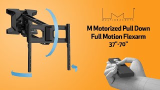 M Motorized Pull Down Full Motion Flexarm 37quot70quot [upl. by Gweneth]