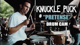 Knuckle Puck  Pretense  Drum Cam LIVE [upl. by Yeniar]