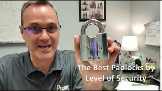 The 4 Best Padlocks by Level of Security [upl. by Acirre544]