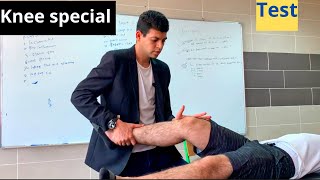 Knee joint special test [upl. by Prager361]