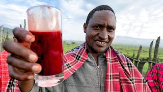 Africas SCARIEST Breakfast Tribal Food with the Maasai in Tanzania [upl. by Ogilvie]