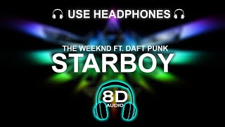 The Weeknd  Starboy 8D SONG  BASS BOOSTED [upl. by Fregger]