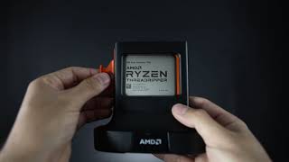 AMD Threadripper 3990X Unboxing [upl. by Sanburn]