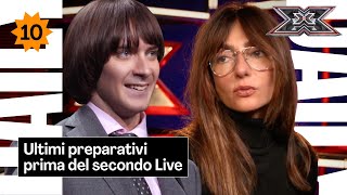 I giudici preparano i concorrenti per il secondo Live  Daily 10 X Factor [upl. by Petes]