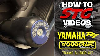 Yamaha R7 Woodcraft Frame Slider Kit How To Install  Sportbike Track Gear [upl. by Hayman]