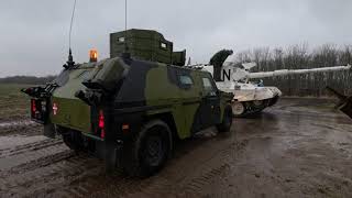 Eagle 1 M95 Armoured Scout Car  Aufklärungsfahrzeug EAGLE 1  wwwpansermuseetdk [upl. by Nyrahs]