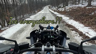 Winter Fun on the BMW R1250GSA [upl. by Karil]