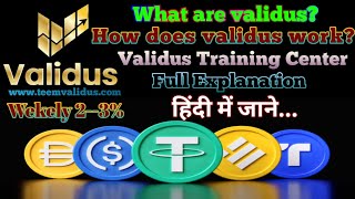 Validus Compensation Plan  Velidus Presentation  Validus Company Kya Hai  What is Validus Project [upl. by Akram]