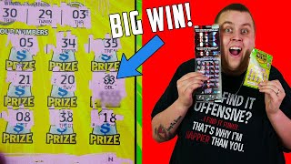 7000000 PRIZE 100X The Money Lottery Ticket Scratching Scratcher Big Winners [upl. by Bueschel]