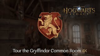 Hogwarts Legacy  Tour the Gryffindor Common Room 4K [upl. by Cinelli]