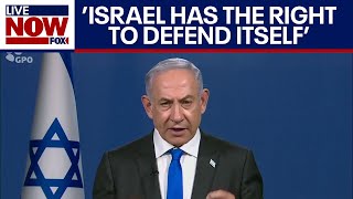 IsraelHamas war Netanyahu reacts to World Court ruling on genocide case  LiveNOW from FOX [upl. by Moynahan]