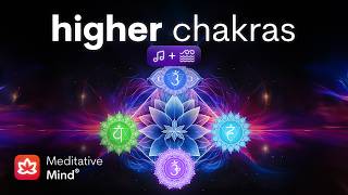 HIGHER CHAKRAS Healing Vibrations  Ocean Waves  Pineal Gland ActivationOpen Third EyeHeal Heart [upl. by Eidas]