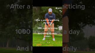 What a year of golf can do 👀 youtubeshort golf transformation golfswing funnygolf memes [upl. by Erine]