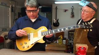 How to notch the saddles on your Les Paul [upl. by Sukramed]