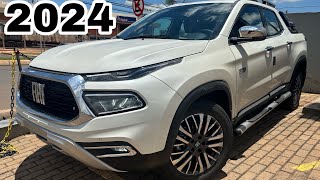 NOVA FIAT TORO RANCH 2024 20 TURBO DIESEL EM DETALHES  SEM CHANCES PARA MONTANA E OROCH [upl. by Tammy]