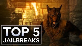 Skyrim  Top 5 Jailbreaks [upl. by Victorie81]