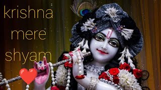 कृष्णा मेंरे श्याम बोलो🙏🦚❤️ Krishna status krishnaradheshyam kanha song [upl. by Nnair]