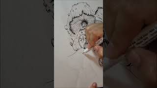 illustration ink inktober inked fypシ゚viral fyp artwork artist illustration viralvideo [upl. by Reeva884]