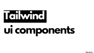 🔥 FREE Tailwind Css Components for Developer in 2024  Use them in your projects 💻 [upl. by Liba531]