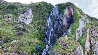 DEADLY ROUTE TO THIS UNREAL WATERFALL ON THE EXMOOR COAST [upl. by Mycah]