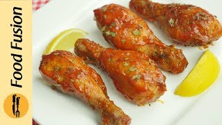 Spicy amp Saucy Drumsticks Recipe By Food Fusion [upl. by Ainwat210]