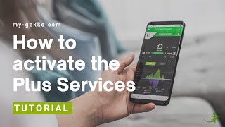 myGEKKO Plus Services  How to activate at the Slide [upl. by Apollo18]