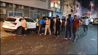 civil defence team of Shivaji Nagar inspecting Shree Ganesha procession along ACP Madam [upl. by Lered502]