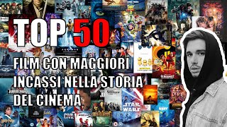 TOP 50 Film con maggiori incassi della storia del cinema [upl. by Naitirb]