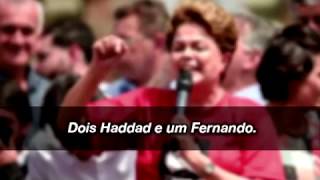 Dilma se enrola em discurso ‘2 Haddads Não 2 Pimenteis Não 1 Fernando’ [upl. by Saul]