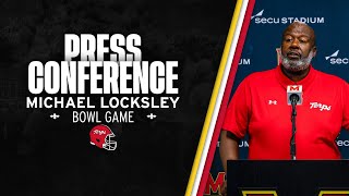 Maryland Football  Head Coach Michael Locksley Bowl Game Press Conference [upl. by Hooker]