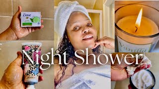 MY COZY SCENTED NIGHT SHOWER ROUTINE BODY CARE SKINCARE BLOOM SCENT showerroutinenightroutine [upl. by Whitman]