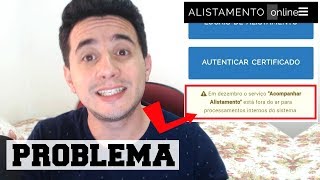 PROBLEMAS PARA ACOMPANHAR ALISTAMENTO EM DEZEMBRO  Watch Lopes [upl. by Drofdeb366]