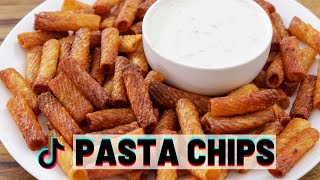 Pasta Chips  Viral TikTok Recipe [upl. by Perl35]