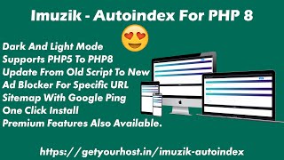 iMuzik  Latest Autoindex 2021 Script For PHP7 PHP8  Tech Gyan [upl. by Lonnie]